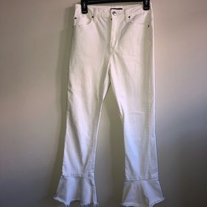 White Flare Jeans